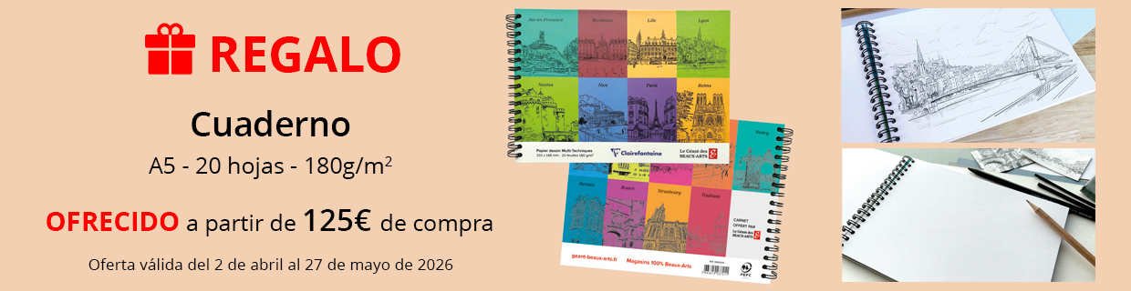 Regalo ofrecido a partir de 125 € de compra