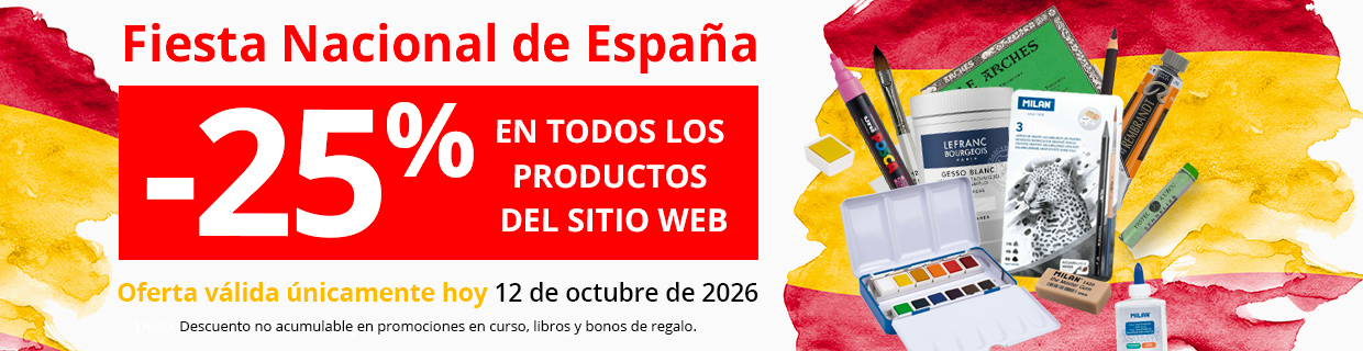 Fiesta Nacional Espana 2026 : -25% en todo el sitio Web
